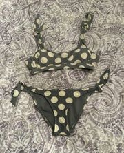 Xhilaration Polka Dot Bikini Set