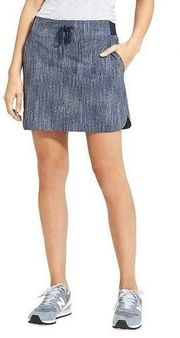 Athleta Women’s Midtown Batik Athletic Skort in Blue/White Size 6