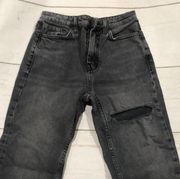 Topshop gray Capri jeans size 26