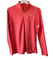 New Balance Coral Long Sleeve 1/4 Zip Pullover Shirt LIGHTNINGDRY Women's XL