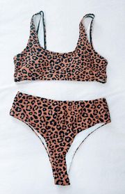 SheIn Cheetah Print Bikini