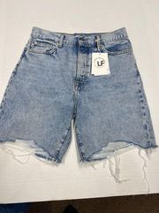 Lovers and Friends Devon High Rise 90's Cut Off Shorts Paloma Wash Size 28 (b5)