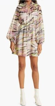 NWT Ted Baker London Balloon Long Sleeve Dress Women's Small