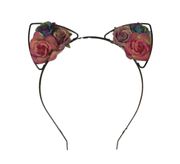 Cat Ears Floral Metal