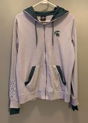 Michigan State Zip Hoodie