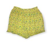 C&V  Yellow Floral Skort Shorts