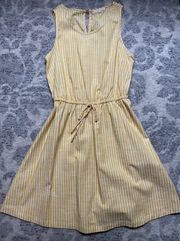 Linen Striped Dress