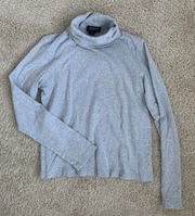 Grey Turtle Neck Long Sleeve