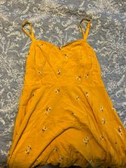 Old Navy Yellow Floral Dress