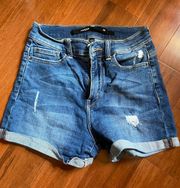 Francesca’s Harper High Rise Jean Shorts