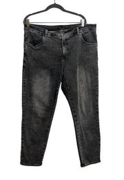 Universal Standard Washed Black Skinny Denim Jeans 16