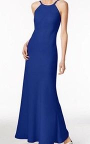 Calvin Klein Calvin‎ Klein Made in China 100% polyester royal blue formal dress ( 6 )