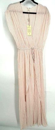 ELAN Wrap Maxi Cover-up Dress Size M NWT $70