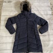 Montreal Navy Down Coat Winter Puffer Jacket Women Size Small