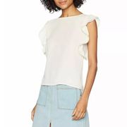 Revolve  marie flutter sleeves top