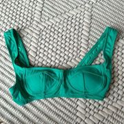 Xhilaration  Bikini Top Xsmall XS Kelly Green Swim Bustier Push Up Beach Women