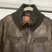 Levi leather Coat