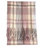 Urban Outfitters Nordstrom Pink, White, And Grey Plaid Blanket Scarf