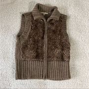 Cabi small fuzzy vest