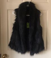 faux fur vest