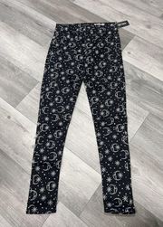 NEW Blackheart Stingerette Skinny Jeans Women Juniors 9 Black Moon Star - 3