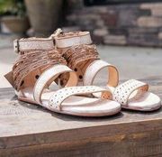 Bed Stu ARTEMIS Sandal Leather Handmade Womens Nectar Tan Lux Size 9