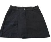 A- Line  black skort Size large