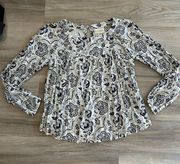 Vintage Denim & Supply Co. Bohemian Paisley Blouse