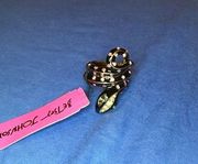 NWT Betsey Johnson Pink Rhinestone Snake ring serpent