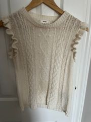 Crochet Knit Sweater Top