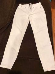 Talbots White Jeans Flattering 5 Pockets Size 2P