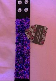 Purple Snap Bracelet 