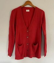 Levi’s Orange Lightweight Cardigan Casual Small