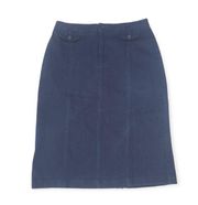 Lands’ End Navy Blue Pencil Skirt