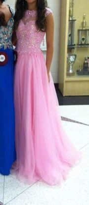 Angela & Alison Pink Ball gown 