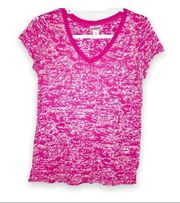Pink Heathered Shirt Medium