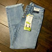 Peace Love Eco By Rewash Brand High Rise Straight Ankle Jeans Size 1/25