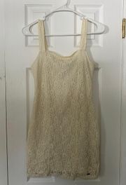 Cream Lace Dress