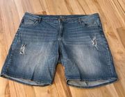 Kut from the Kloth Distressed Jean Shorts - Size 20W