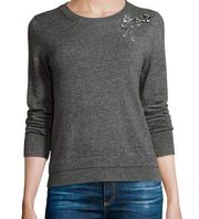 Kate Spade Embellished Brooch Sweater