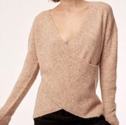 BABATON Bandini Wool Wrap Cross Over Sweater