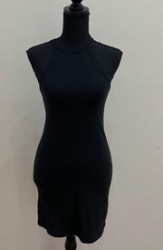 Black Halter Mini Dress