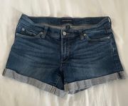 Dark Wash Jean Shorts