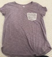 Lace Pocket Tee