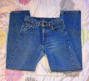 Levi’s Vintage  505 Year ‘91 High Waist Mom/ Boyfriend Medium Stonewashed Jeans Size 29x30