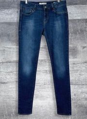 Mavi Adriana Super Skinny Dark Blue Jeans Womens 29 (M 32X31) Low Rise Stretch