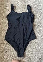 Black One Piece Bathingsuit