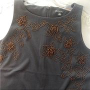 ANN TAYLOR | PETITE | MP | Floral beading front | sleeveless