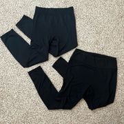 Black Leggings Bundle (2 Pairs) - Size Medium