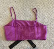 Purple Satin Tank top